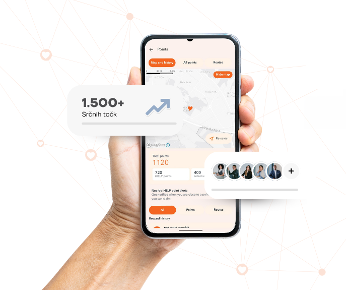 iHELP aplikacija in pametni telefon